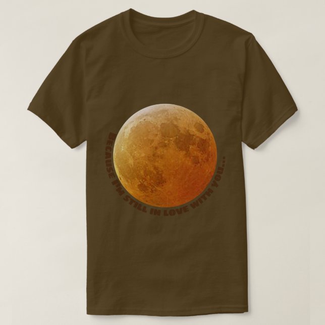 Harvest Moon image and text T-Shirt (Design Front)