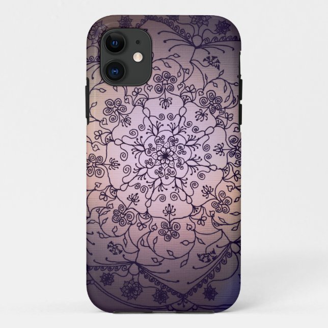 Harvest Moon Mandala - Fall Sky Case-Mate iPhone Case (Back)