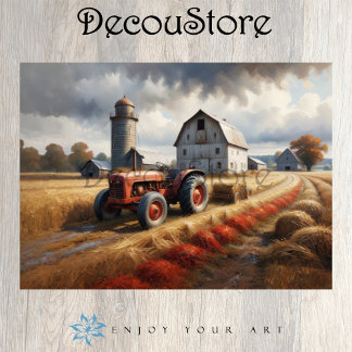 Harvest Morning Decoupage Tissue Paper