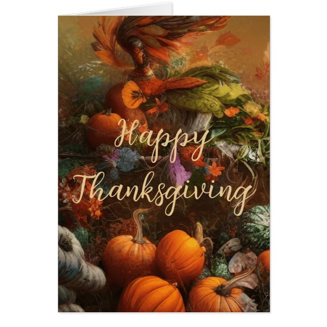 Harvest of Gratitude Personalise Thanksgiving  (Front)