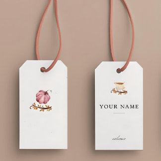 Harvest of Hearts: Personalised Name Cards Gift Ta Tags