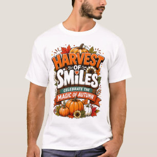 Harvest of Smiles Shirt Fall Pumpkin T-Shir