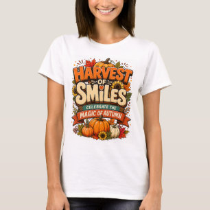 Harvest of Smiles Shirt Fall Pumpkin T-Shirt