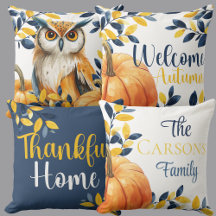 Harvest Owl & Autumn Glow Reversible