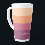 Harvest Palette-Motivational-Mug Latte Mug<br><div class="desc">Start your day with motivation and positivity using our 'One Sip at a Time, One Day at a Time' Harvest Palette Mug. With an inspiring message and a design featuring the rich hues of autumn, this mug encourages you to stay focused on your goals, reminding you that progress happens gradually,...</div>