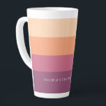 Harvest Palette-Motivational-Mug Latte Mug<br><div class="desc">Start your day with motivation and positivity using our 'One Sip at a Time, One Day at a Time' Harvest Palette Mug. With an inspiring message and a design featuring the rich hues of autumn, this mug encourages you to stay focused on your goals, reminding you that progress happens gradually,...</div>