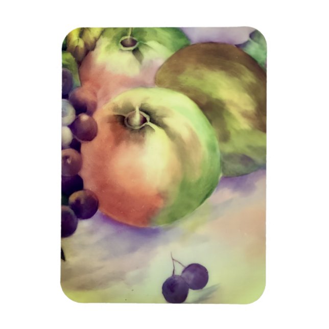 Harvest Produce Gift Packaging | Pears & Apples Magnet (Vertical)