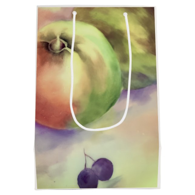 Harvest Produce Gift Packaging | Pears & Apples Medium Gift Bag (Back)