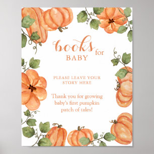 Harvest Pumpkin Story Books for Baby Poster