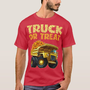 Harvest Pumpkins Trucking Happy Halloween Day Truc T-Shirt
