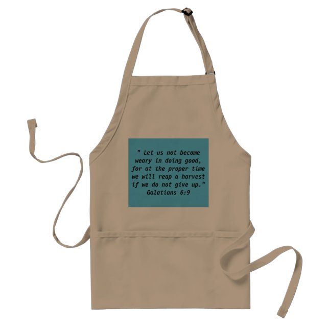 "Harvest" Scripture Apron (Front)
