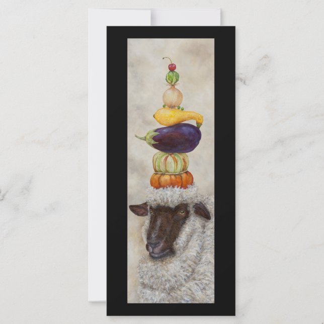 Harvest Sheep Flat Card (Front)