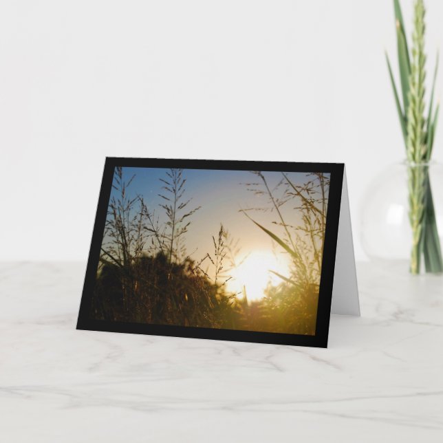 Harvest Sunrise Card (Front)
