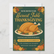 Harvest Table Roast Turkey Green Thanksgiving