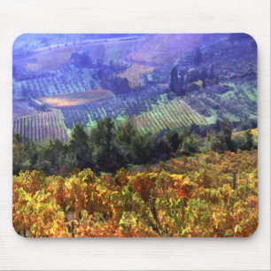 Harvest Time at the Vineyard Mouse Pad