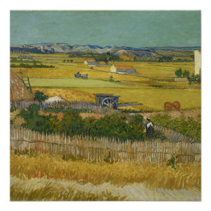 harvest Vincent van Gogh Painting art canvas artwo Poster