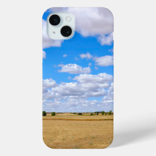 Harvested wheat fields  iPhone 15 mini case