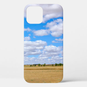 Harvested wheat fields  iPhone 12 pro case
