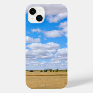 Harvested wheat fields  iPhone 14 plus case