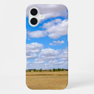 Harvested wheat fields  iPhone 16 plus case