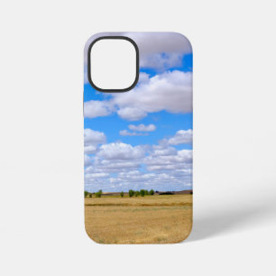 Harvested wheat fields  iPhone 12 mini case