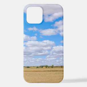 Harvested wheat fields  iPhone 12 case