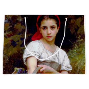 Harvester, Bouguereau Large Gift Bag