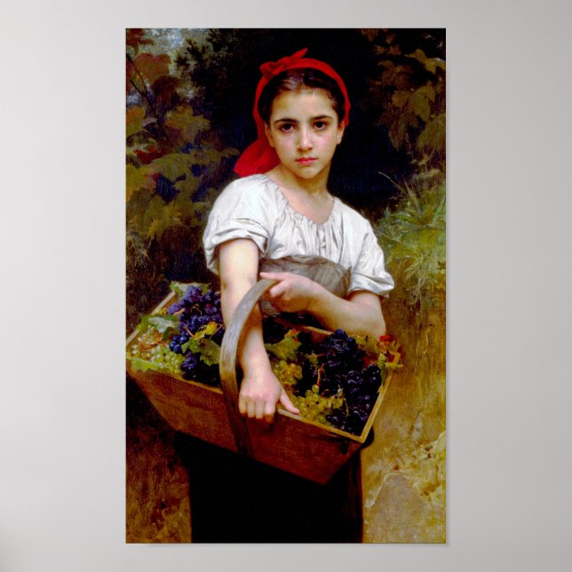 Harvester, Bouguereau Poster (Front)