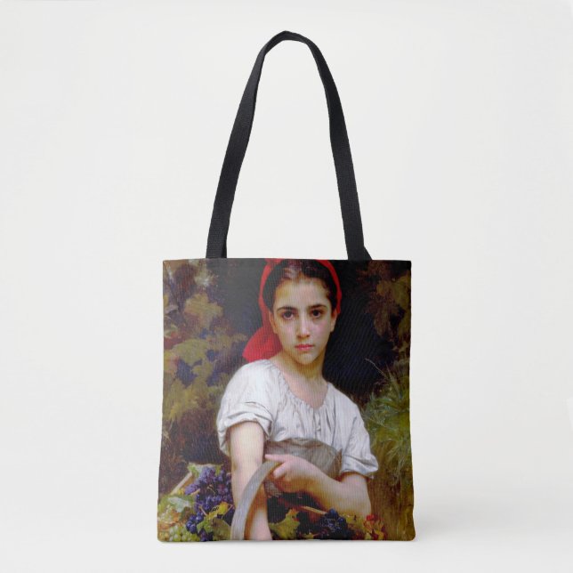 Harvester, Bouguereau Tote Bag (Front)