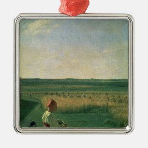 Harvesting in Summer, 1820s Metal Tree Decoration