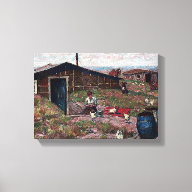 Harvey Dunn - Home Canvas Print (Front)