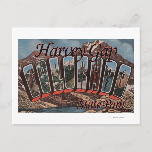 Harvey Gap State Park, Colorado Postcard (Front)
