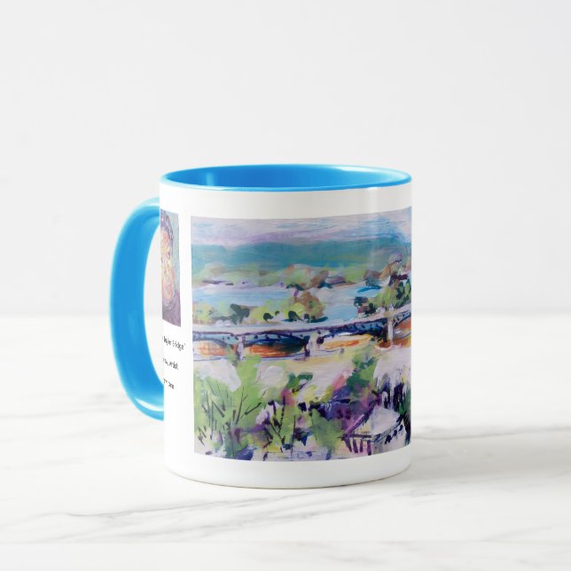 Harvey Taylor Bridge / Artist Larry Lerew Mug (Front Left)