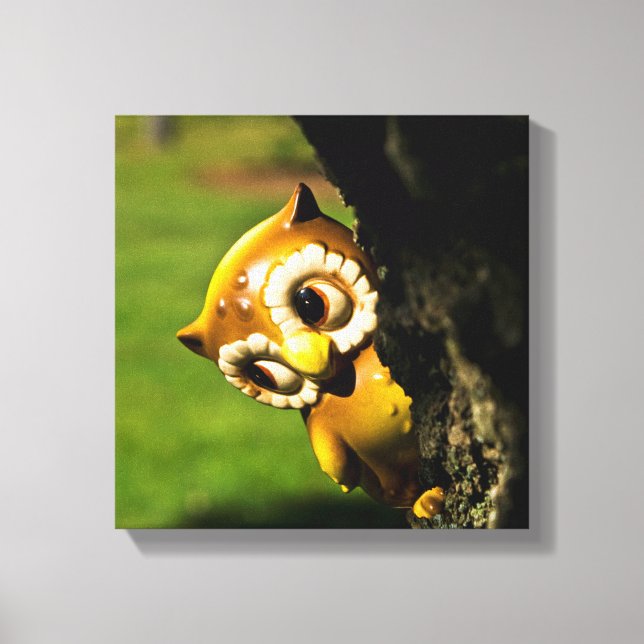 Harvey the Owl II Canvas Print (Front)