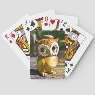 Harvey the Owl III Playing Cards