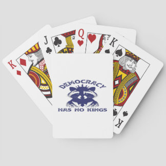 Has No Kings Patriotic Playing Cards