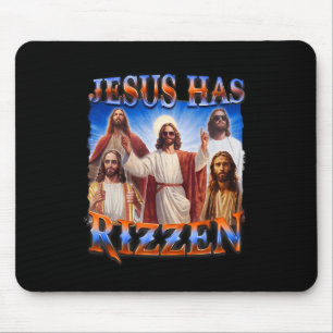 Has Rizzen Christian Men Women Bible Faith Mouse Pad