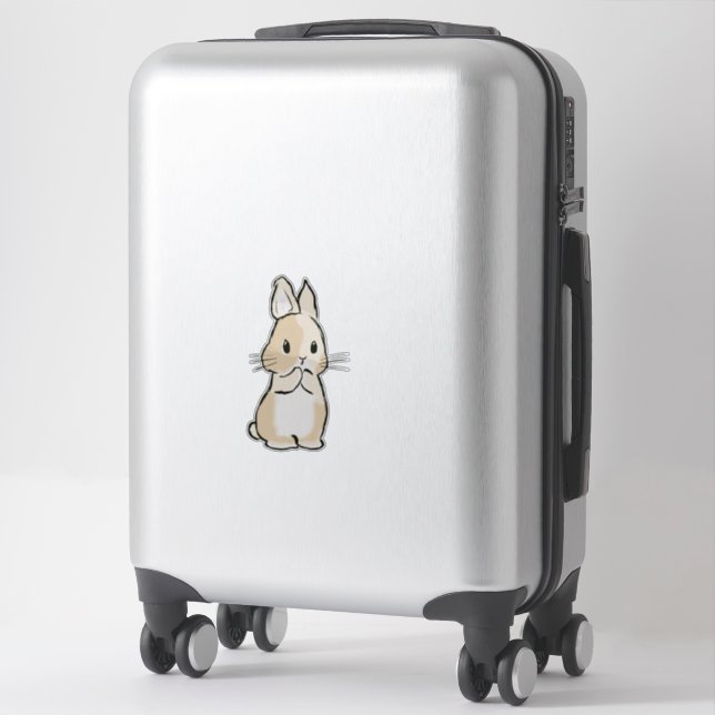 Hase der sich putzt  (Suitcase)