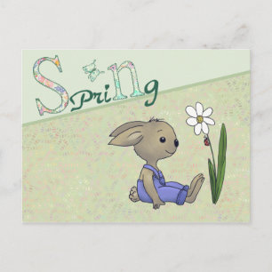 Hase im Frühling Postcard