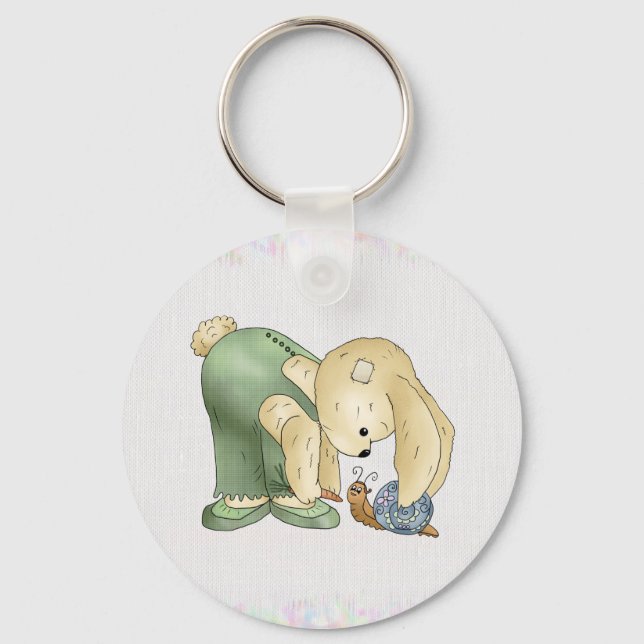 Hase und Schnecke  Key Ring (Front)