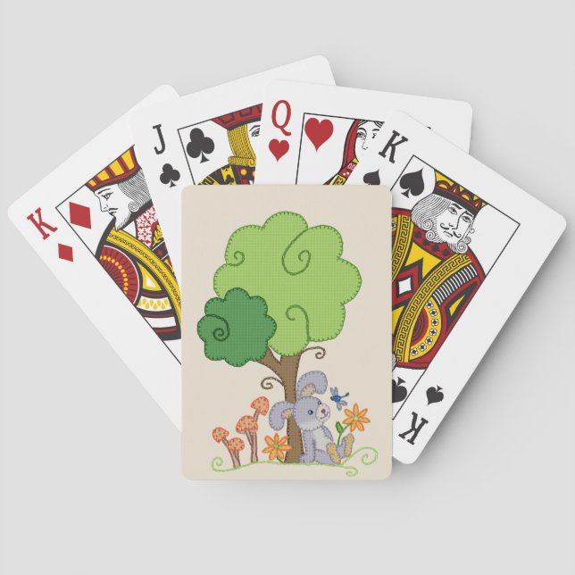 Hase unterm Baum  Playing Cards (Back)