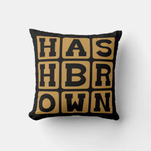 Hash Brown, Potato Breakfast Treat Cushion