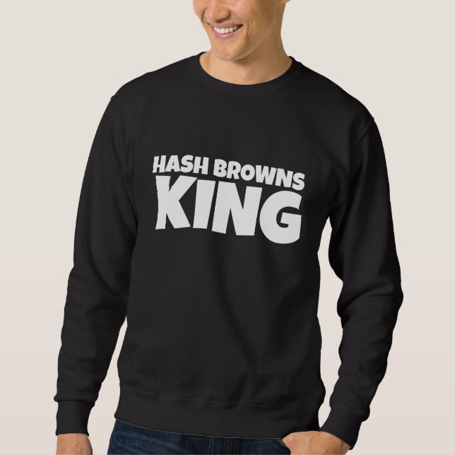 HASH BROWNS KING T-SHIRTS  (Front)