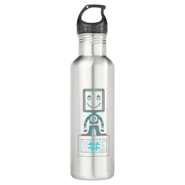 Hash Tag Super hero 710 Ml Water Bottle (Front)