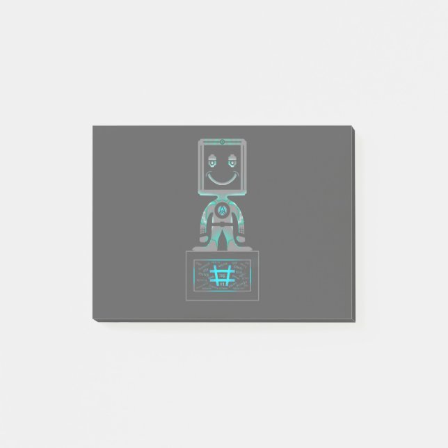 Hash Tag Super hero Post-it Notes (Front)
