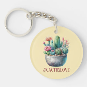 Hashtag Cactuslove Key Ring