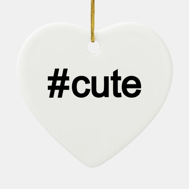 Hashtag # Cute Ceramic Tree Decoration (Back)