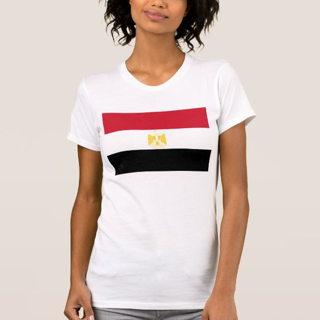 Hashtag Egypt Flag T-Shirt (Front)