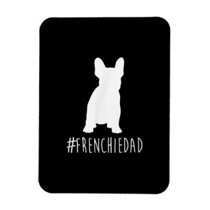 hashtag frenchie dad french bulldog dad gift magnet