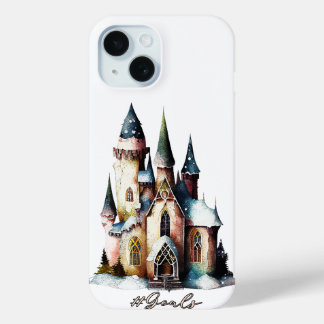 Hashtag Goals - Fairy Princess Fantasy Castle iPhone 15 Case